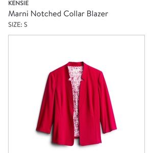 Kensie red blazer